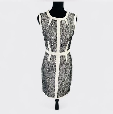bcbg cream lace dress BCBG MAXAZRIA Fauve Lace Dress $368 NWT cream & embroidery boho chic mini 2 4F