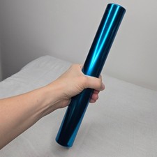 Track  Field Relay Race Equipment Aluminum Baton Metallic Blue