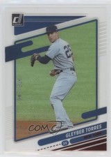 2021 Panini Chronicles Clearly Donruss Red 75/100 Gleyber Torres #10 o7m