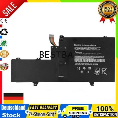 Akku Accu Für HP EliteBook X360 1030 G2 HSTNN-IB70 HSTNN-IB7O OMO3XL 0MO3XL 57WH