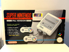 Super Mario World SNES Super Nintendo Console Boxed PAL Collectors Condition