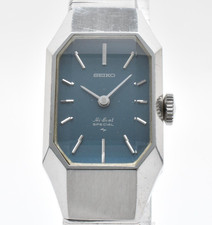 Orologio Donna Vintage [Ecc+5] SEIKO Hi-Beat 1120-7030 Carica Manuale Blu Giappone