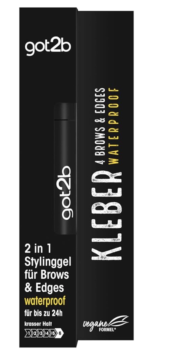 Got2b Glued gel fixateur imperméable sourcils baby hair brow edge lot de 2 transparent