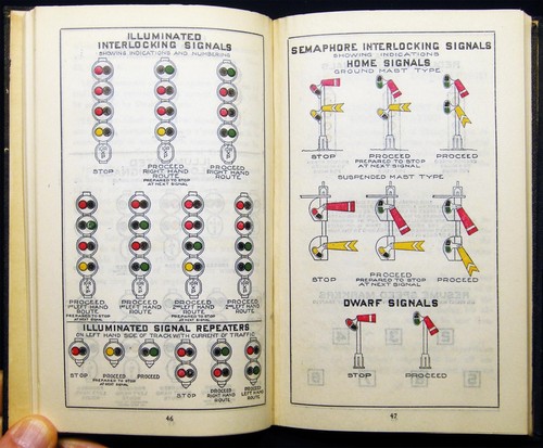 1923 HUDSON & MANHATTAN RAILROAD COLOR SIGNAL CODES RULES REGULATIONS - Picture 3 of 5