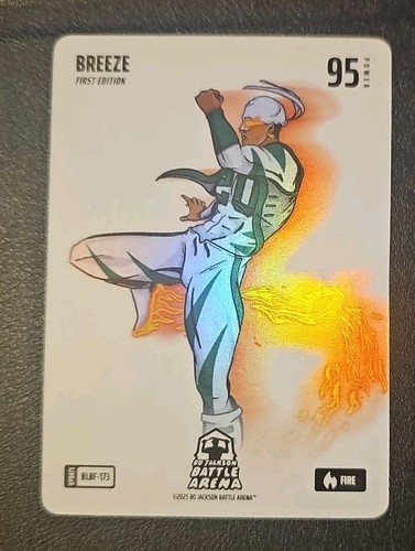 Bo Jackson Battle Arena Update Breeze Breece Hall Blizzard Battlefoil BLBF-173