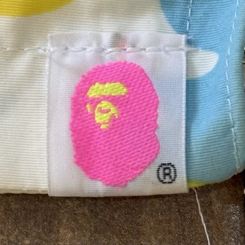 Bape Bathing Ape Cotton Candy Camo Reversable Jacket Size Tall 100% Nylon image 8