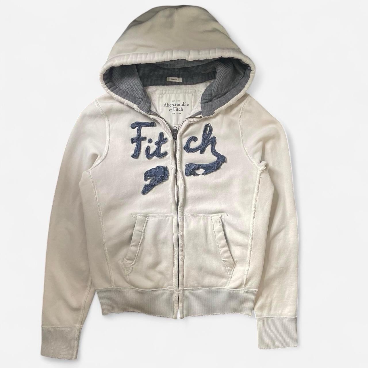 Abercrombie & Fitch Vintage Y2K Embroidered Zip-up Jacket Men’s Size L
