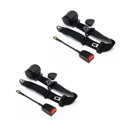 Fit All Cadillac Front Seat Belts 2pcs Secure Buckle Easy Fit