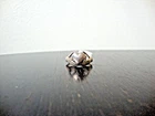 VTG IRISH CLADDAGH LOVE PROMISE HEART PILL/LOCKET RING SILVER STAMPED 925 SZ 8