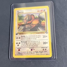 Tauros [1st Edition] #47 Prices | Pokemon Jungle | Pokemon Cards