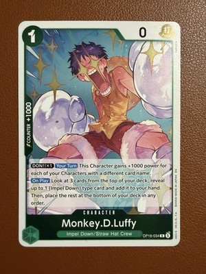 Monkey.D.Luffy OP16-034 - One Piece TCG: The Time of Battle - Rare Foil English