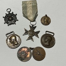 WW2 Lotto Di 7 Medaglie Militari 