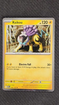 Raikou (Cosmos Holo) 048/132 Holo Mega Evolution Pokemon LP