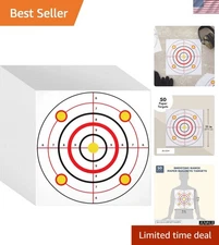 50 Pack Paper Shooting Targets for Range - Paper Targets for Hunting, Archery