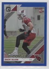 2019 Panini Donruss Optic Rookies Blue Prizm 146/150 Zach Allen #150 jn1