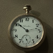 hamilton railroad pocket watch 17 jewelS