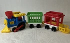Vintage 1991 Fisher Price Little People Chunky Circus Zoo Train, Train Only