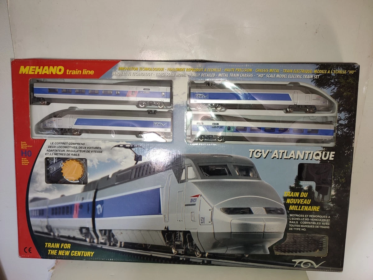 MEHANO rame 10 éléments TGV ATLANTIQUE T706 + T707 + T708 NEUF et RARE