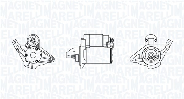 Anlasser Starter Magneti Marelli 063720600310 12V FüR Toyota Yaris Auris Corolla-image