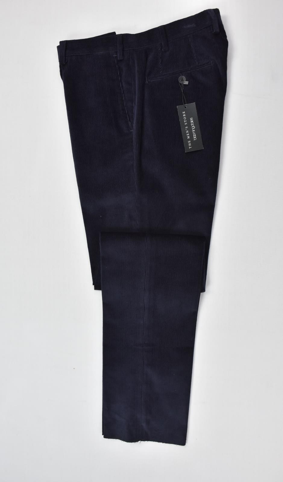 Men's Navy Stretch Corduroy Pants Size 34 New $178