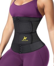 Sauna Waist Trainer For Women Workout Sweat Trimmer Corset Belly Wrap Gym