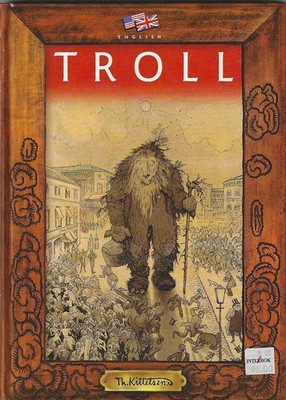 Troll, Theo Kittelsen, Norwegian Folk Tales,  Per Erik Borge, rare NEW 1998 copy