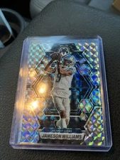 2023 Mosaic Silver Mosaic Prizms Jameson Williams Detroit Lions #187