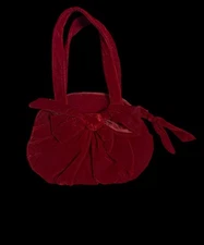 Red Velvet Purse, By Bed Bath & Beyond