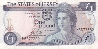 #The States of Jersey 1 Pound 1976 P 11 VF Qn. Elizabeth II