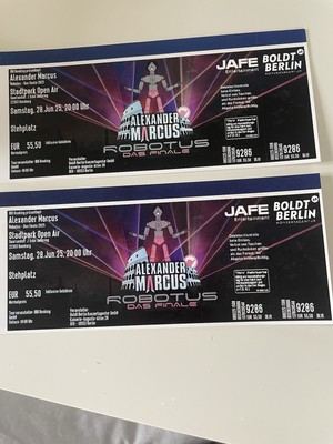 Alexander Marcus Tickets Robotus Tour Hamburg 28.05.2025