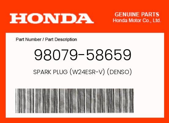 Honda Genuine Spark Plug W24Esr-V Denso - 98079-58659