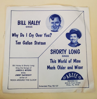 BILL HALEY WHY DO I CRY OVER YOU? (COUNTRY EP 45) #137 PLAYS VG+ TO VG++