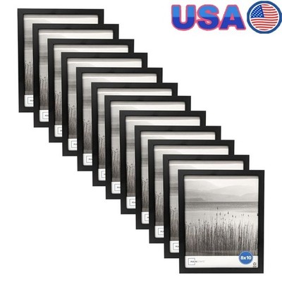 8x10 Picture Frames Set of 3 Modern Gallery Frames Tabletop Wall Display New