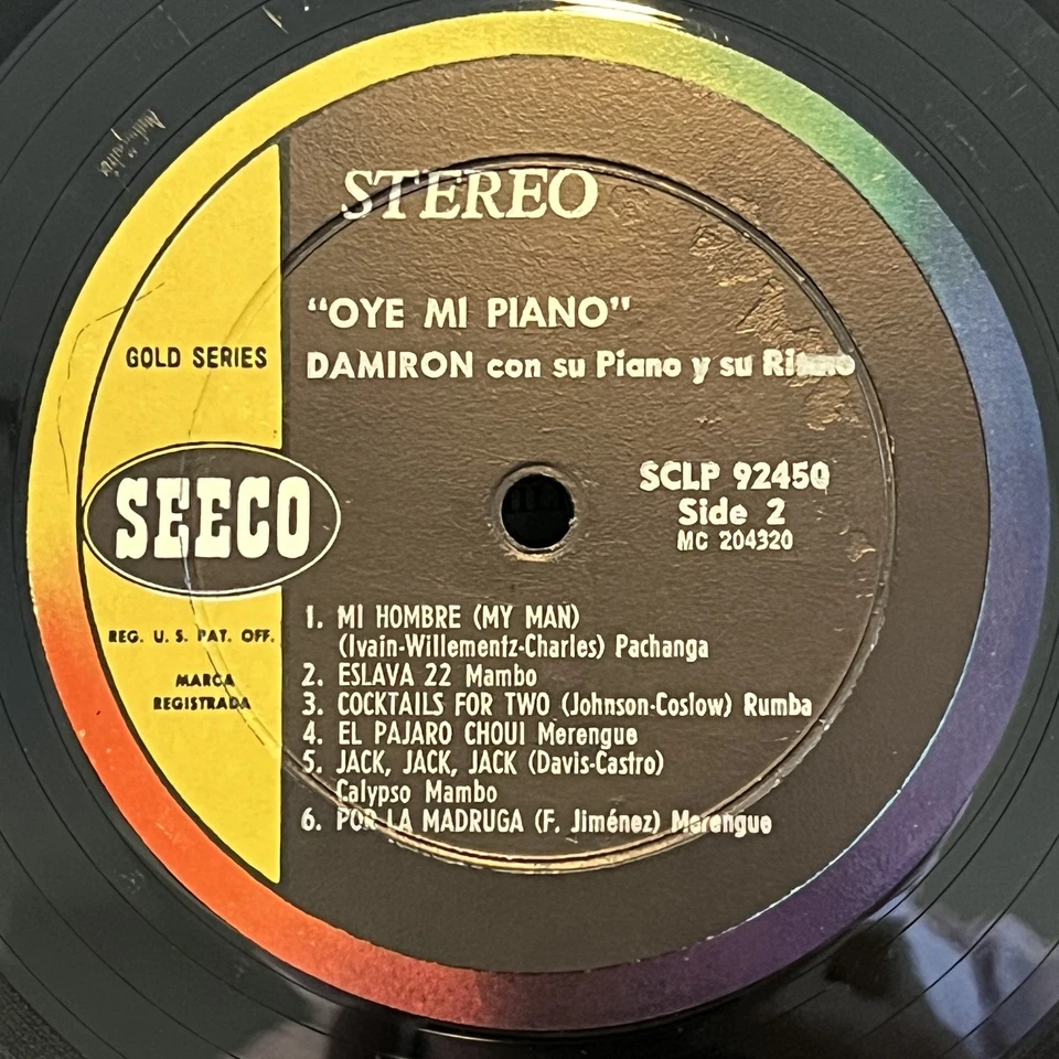 Latin Damiron Y Su Ritmo - Oye Mi Piano Seeco Foto 4 de 4