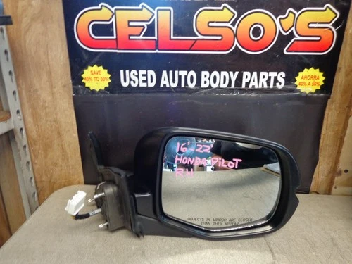 2016 - 2022 Honda Pilot Right side RH Mirror OEM. Gray