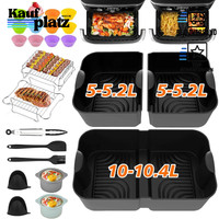 Silikonform 29 StüCk HeißLuftfritteuse ZubehöR FüR Ninja Foodi 10,4L Airfryer