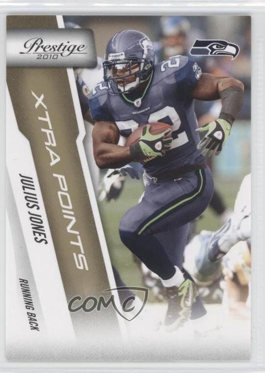 2010 Panini Prestige Xtra Points Gold 239/250 Julius Jones #175 0a1