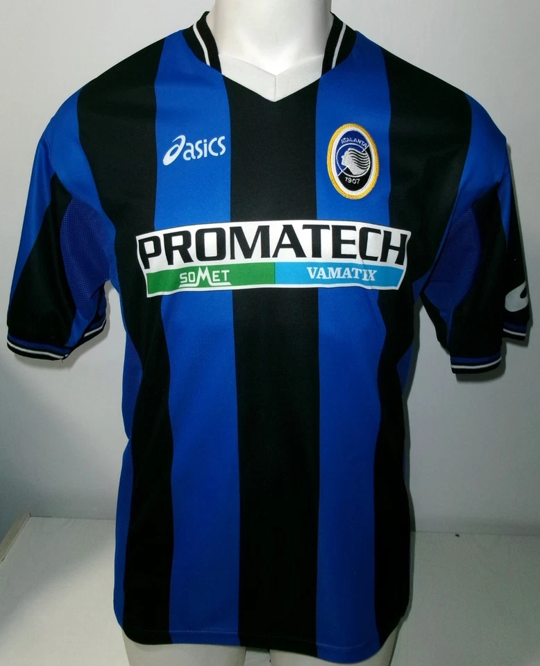 ATALANTA camiseta original ASICS Serie A 2002 2003 maglia Promatech 02 GAUTIERI - Immagine 3 di 4