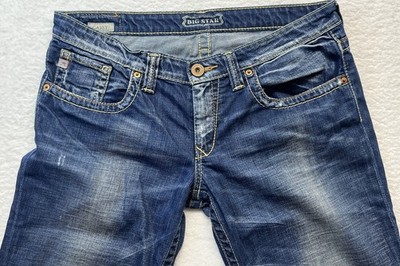 Big Star Jeans Womens 35Wx31L Casey Straight Leg Stretch Slouchy Western Rodeo