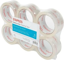 Heavy  Duty Shipping Packing Tape, 1.88  x 54.6 Yards   6/Rolls