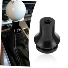 M12 x 1.25 Car Shift Knob Boot Retainer, Waterproof Metal Manual 1 PC Black