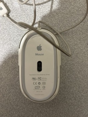 Apple  Pro Mouse M5769 optische USB-Maus Weiß/Transparent iMac G4/G5