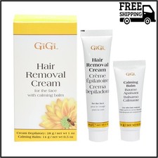 Gigi Facial Hair Removal Cream and Calming Balm Set