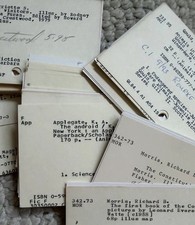 Lot 75 Library Card Catalog Index Cards Lot Scrapbooking Crafting Paper Crafts