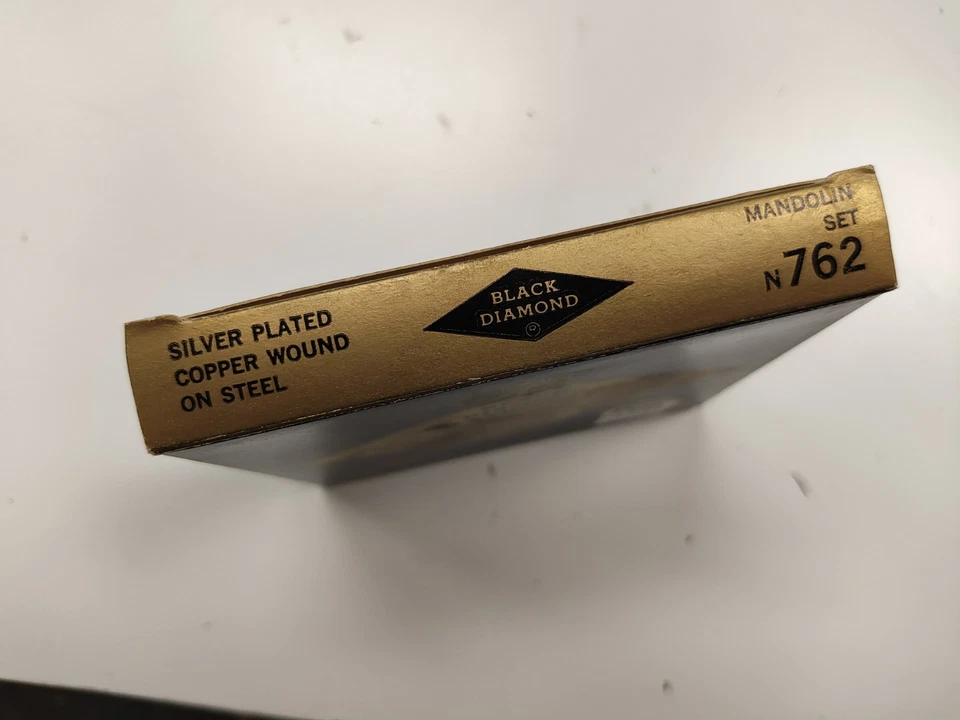 Vintage NOS - Black Diamond Mandolin Strings #762 Silver Plated Copper/Steel - Image 3 of 4