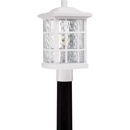 Quoizel SNN9009 Stonington 1 Light 17" Tall Post Lantern - Fresco - Picture 3 of 10
