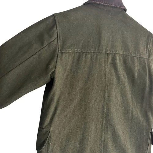 Obey Propaganda Wool Blend Field Jacket Mens Medium Olive Green Utility Coat image 11