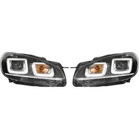 Scheinwerfer Passend FüR Set VW Golf 6 Baujahr 08-12 Klarglinks/Schwarz,