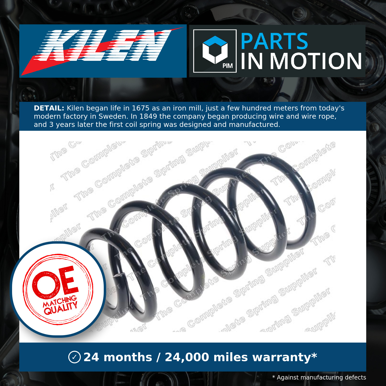 Rear LESJÖFORS 4244242 Suspension Spring for KIA - Image 4