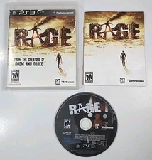 Rage (Sony PlayStation 3, PS3, 2011) - CIB Complete with Manual -Ships Fast!!!
